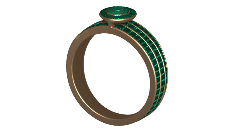 Emerald green